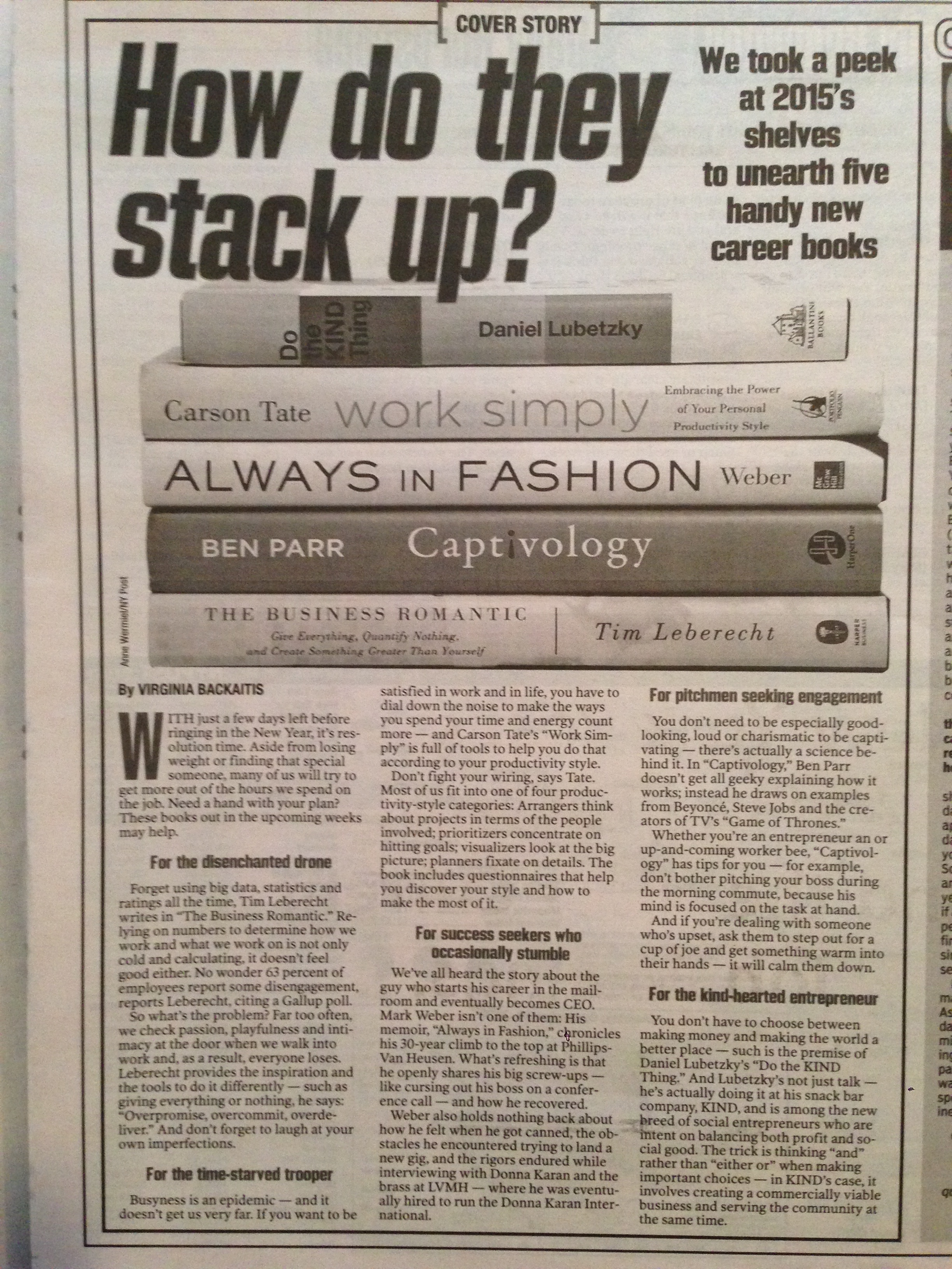 Captivology in The New York Post Ben Parr